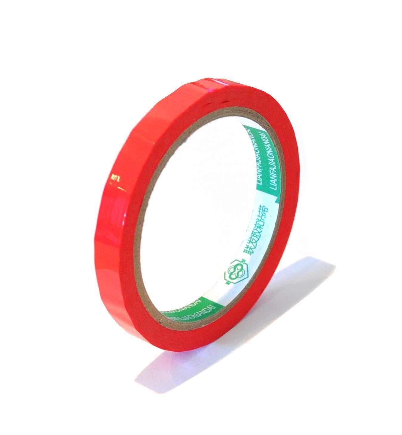 12 x Bag Neck Sealer Tape - Red
