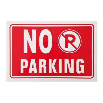 No Parking Plastic Sign (BS12) tradingmadeeasy.co.uk