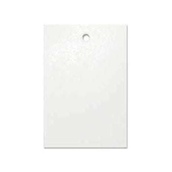 100 x Strung Plain White Card Clothing Tags 50mm x 30mm tradingmadeeasy.co.uk