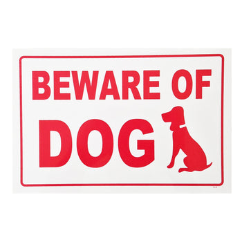 Beware of Dog Plastic Sign (BS17) tradingmadeeasy.co.uk