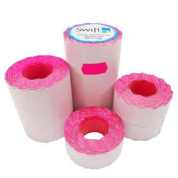 26 x 12mm Pink CT4 Permanent- 10,000 Labels tradingmadeeasy.co.uk
