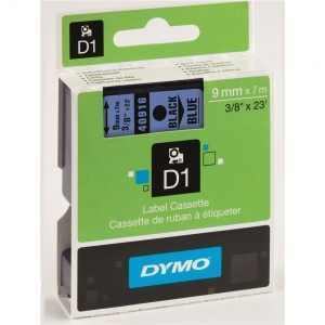 Dymo 9mm Black On Blue D1 Tape (40916) tradingmadeeasy.co.uk