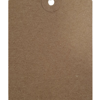 100 x Strung Brown Buff Card Clothing Tags 134mm x 67mm tradingmadeeasy.co.uk