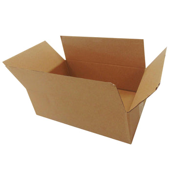 Cardboard Carton Flat Packed Boxes 220 x 180 x 90mm Type C tradingmadeeasy.co.uk