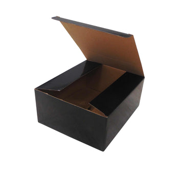 Cardboard Carton Flat Packed Boxes 220 x 210 x 110mm Type E tradingmadeeasy.co.uk