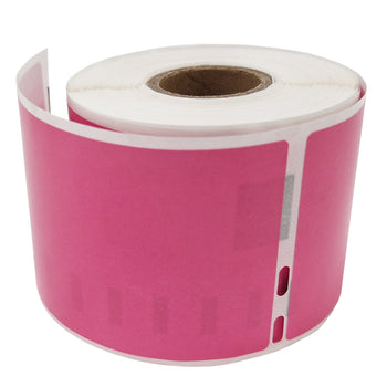 Dymo Compatible Labels 99014 - Pink (54x101mm) tradingmadeeasy.co.uk