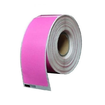 Dymo Compatible Labels 99012 - Pink (36x89mm) tradingmadeeasy.co.uk