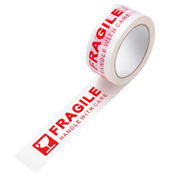 Fragile Handle With Care Packaging Adhesive Tape Rolls 48mm x 66m tradingmadeeasy.co.uk