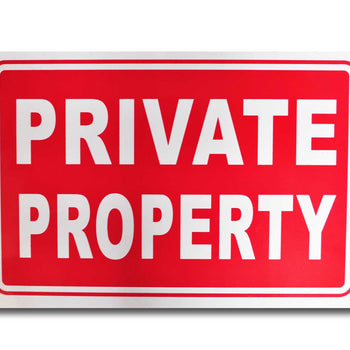 Private Property Plastic Sign (BS14) tradingmadeeasy.co.uk