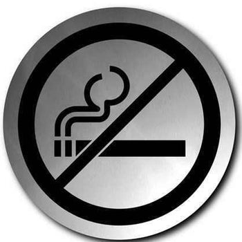 No Smoking Sign (Stainless Steel) tradingmadeeasy.co.uk