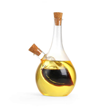 Olive Oil and Vinegar Dual Glass Dispenser Bottle (VB13) tradingmadeeasy.co.uk