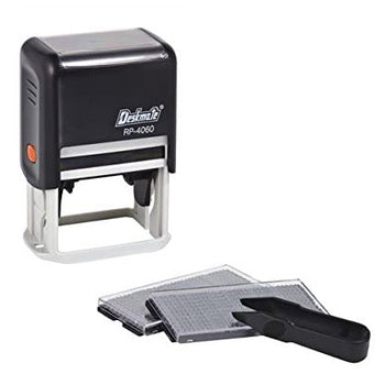 Jumbo Rubber Stamp Self Inking Kit Business Name Address tradingmadeeasy.co.uk