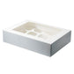 Cupcake Boxes White Holds 12 Single Fairy Cake and Window Cardboard Packaging Gift Box Great For Baking Muffins Cookies Weddings tradingmadeeasy.co.uk