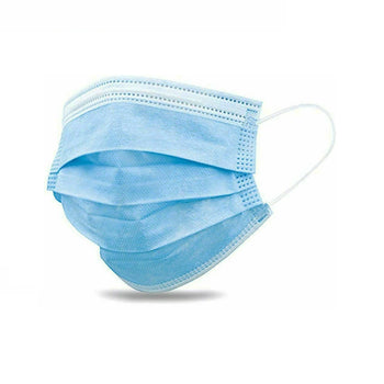 3 Ply Disposable Non-Surgical Face Mask Blue (Pack of 10) tradingmadeeasy.co.uk